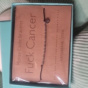 F cancer bracelet